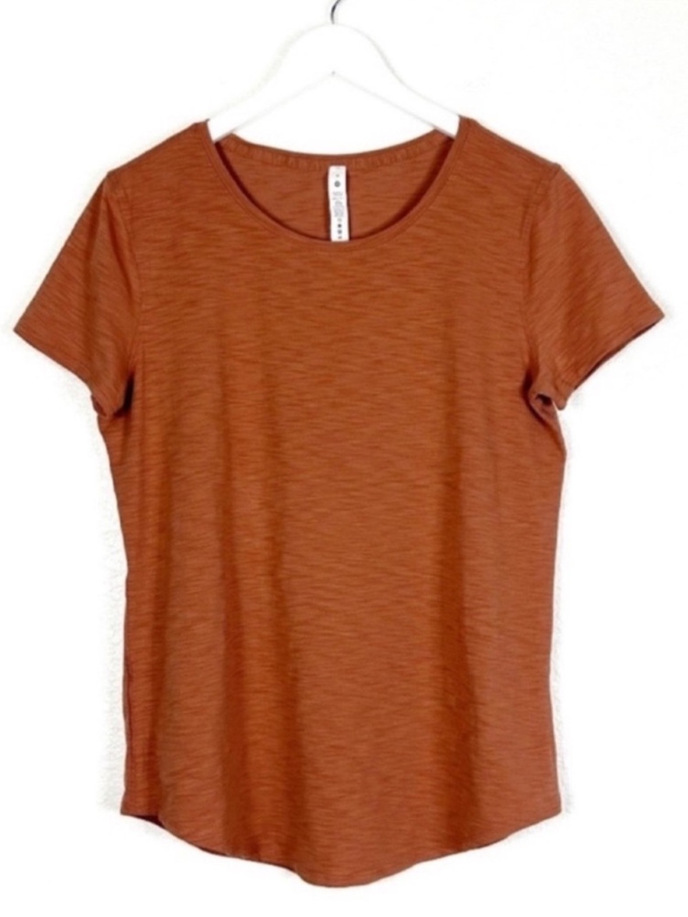 Lululemon Pima Cotton Love Crew Active Athletic Premium Tee minimalist Size 10